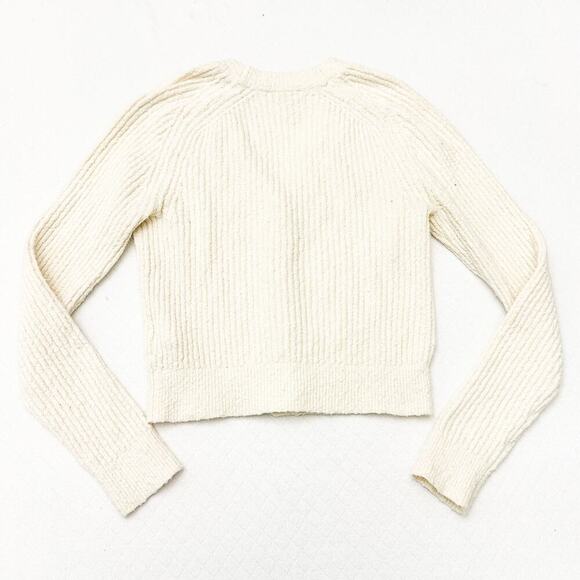 Madewell 3-Button Cardigan Sweater Cream Size Small - Picture 5 of 5